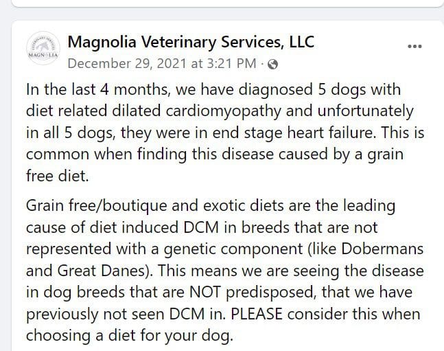 Veterinarians owners demand FDA action and transparency amid more diagnoses of DCM in dogs thought to be linked to diet